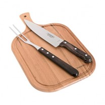 Jogo para Churrasco Inox 3 Peças